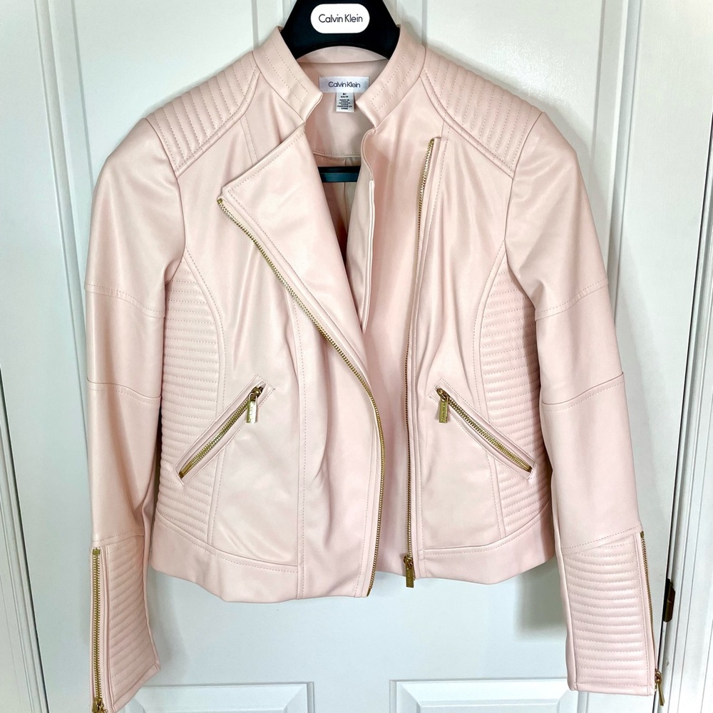 | Calvin Klien | Blush Leather Jacket